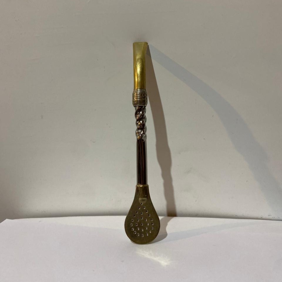 BOMBILLON DE ALPACA Y BRONCE