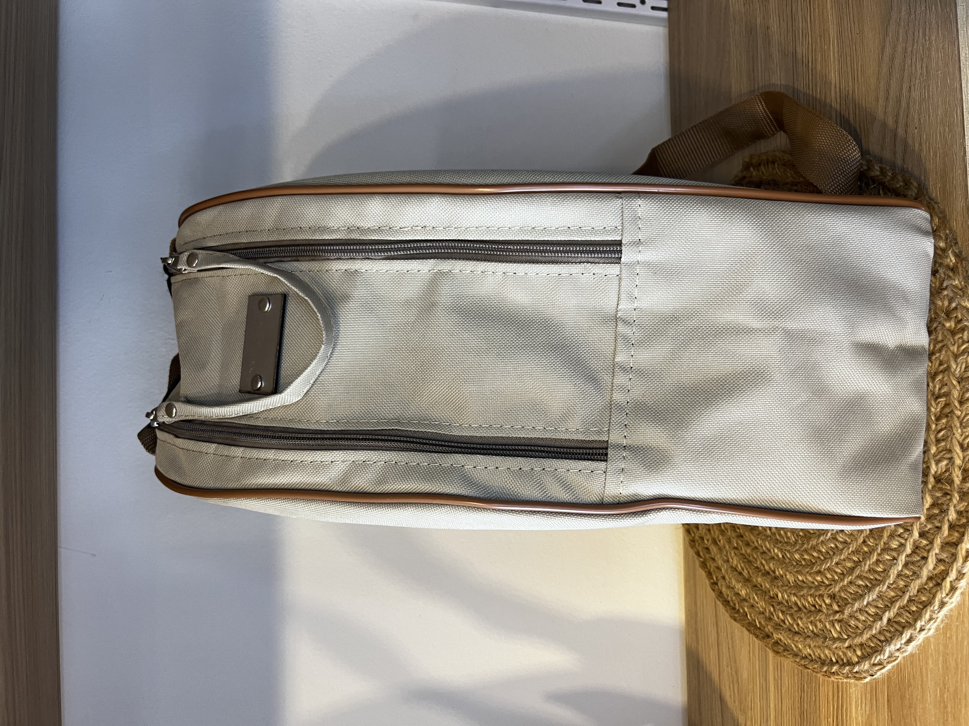 BOLSO MATERO MARRON CLARO