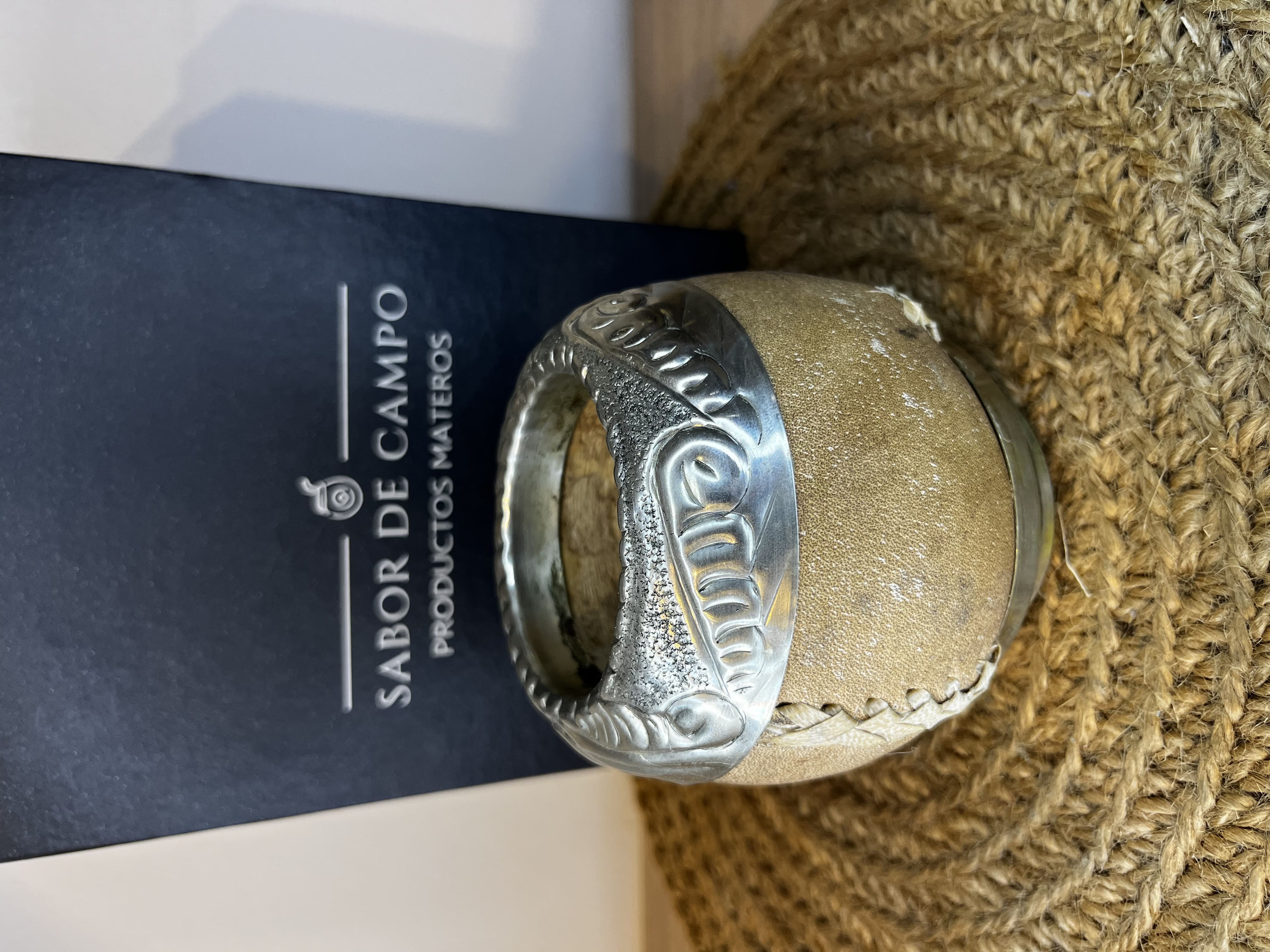 TORPEDO CUERO CRUDO Y BASE METAL