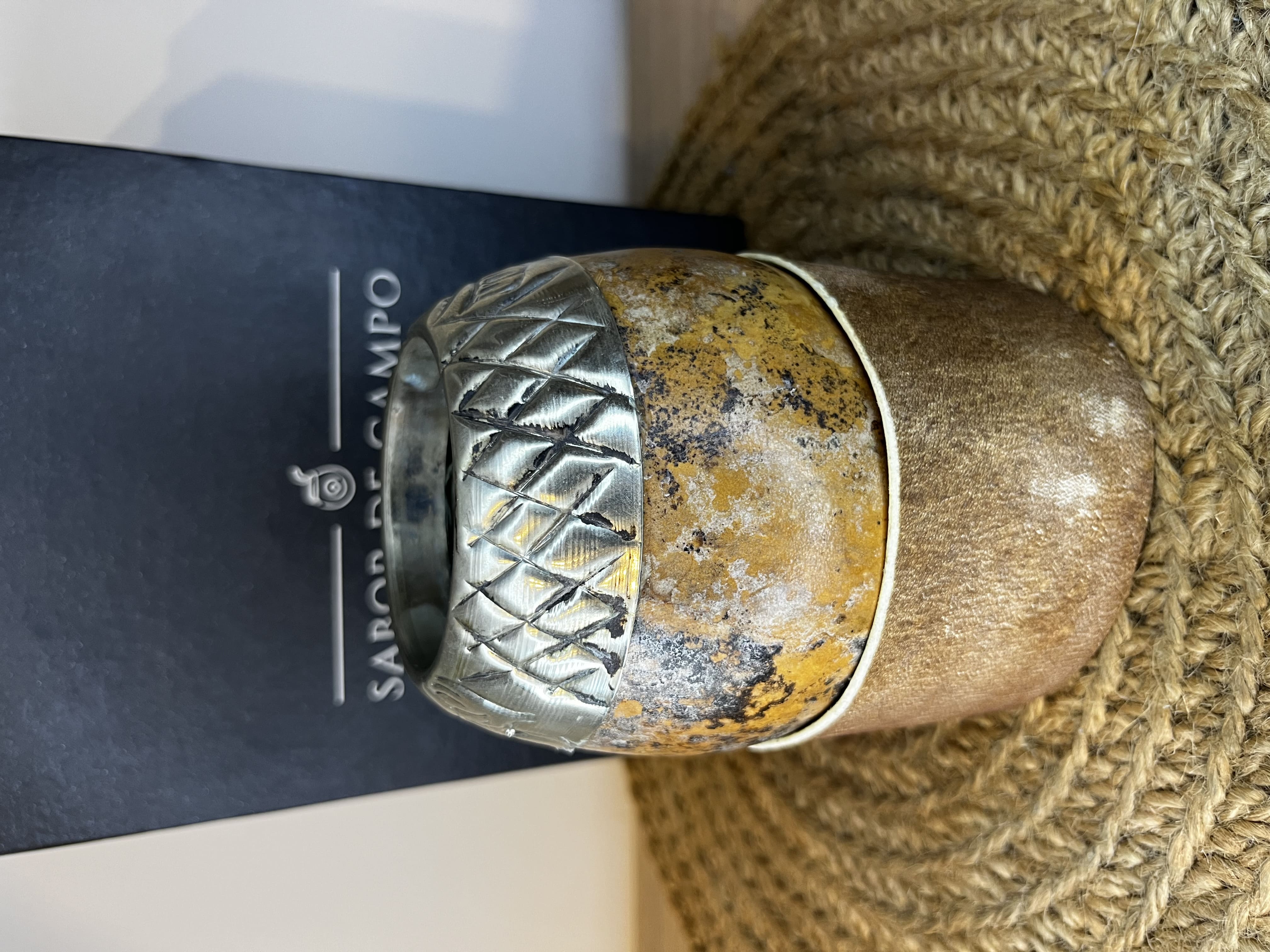 CALABAZA VIOLA CINCELADA