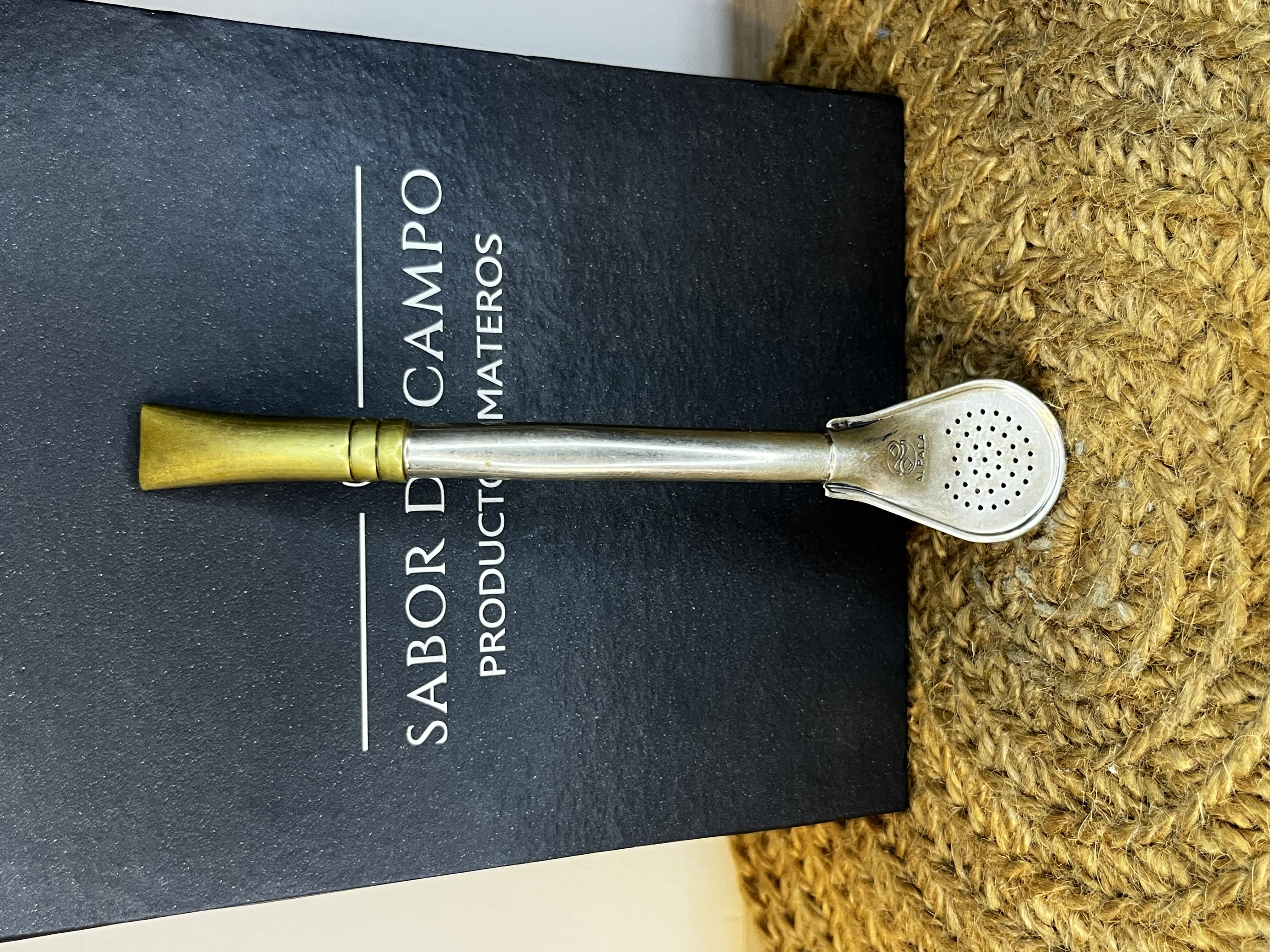 BOMBILLON ACERO Y BRONCE